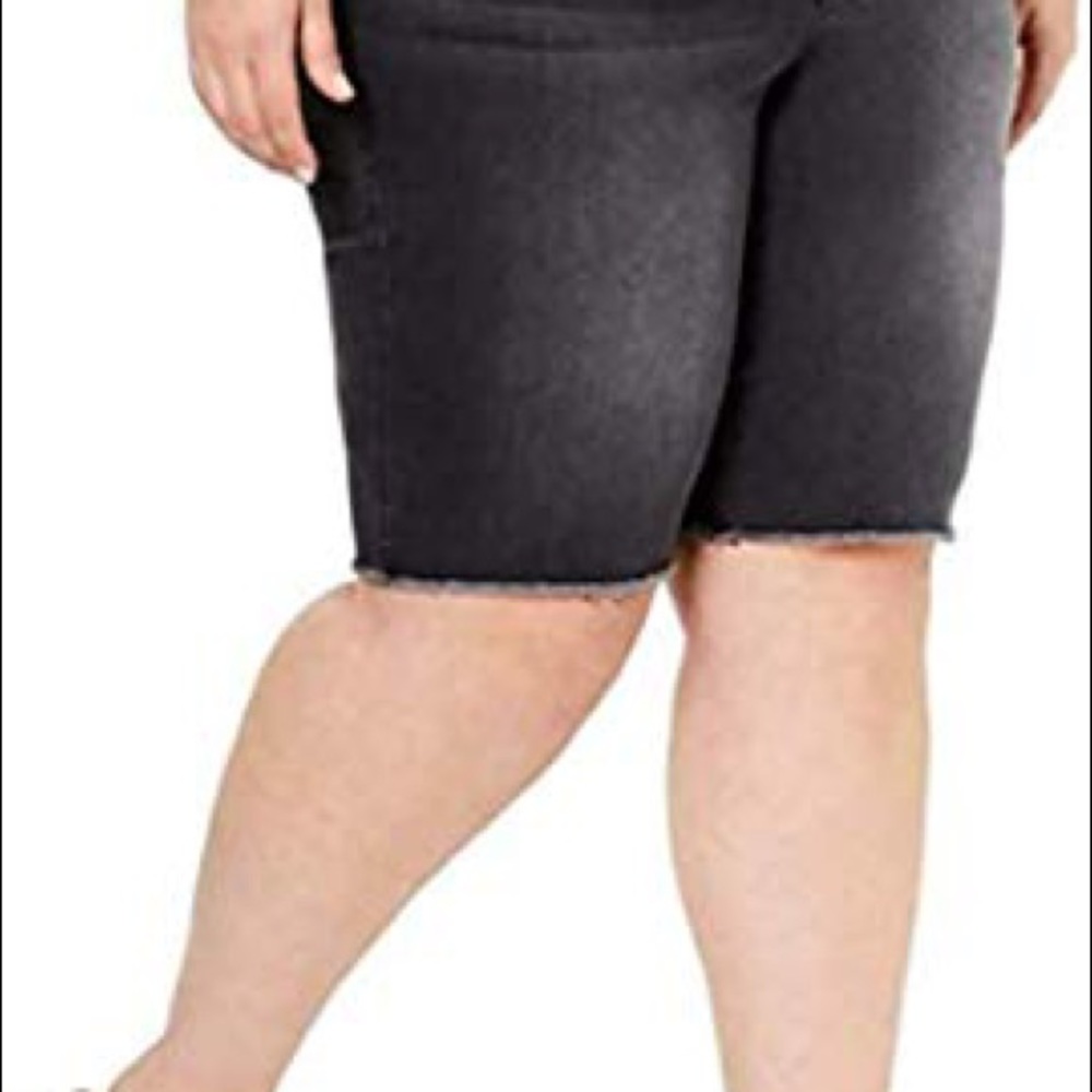 Style & Co Bermuda Denim Cut Off Shorts 22W